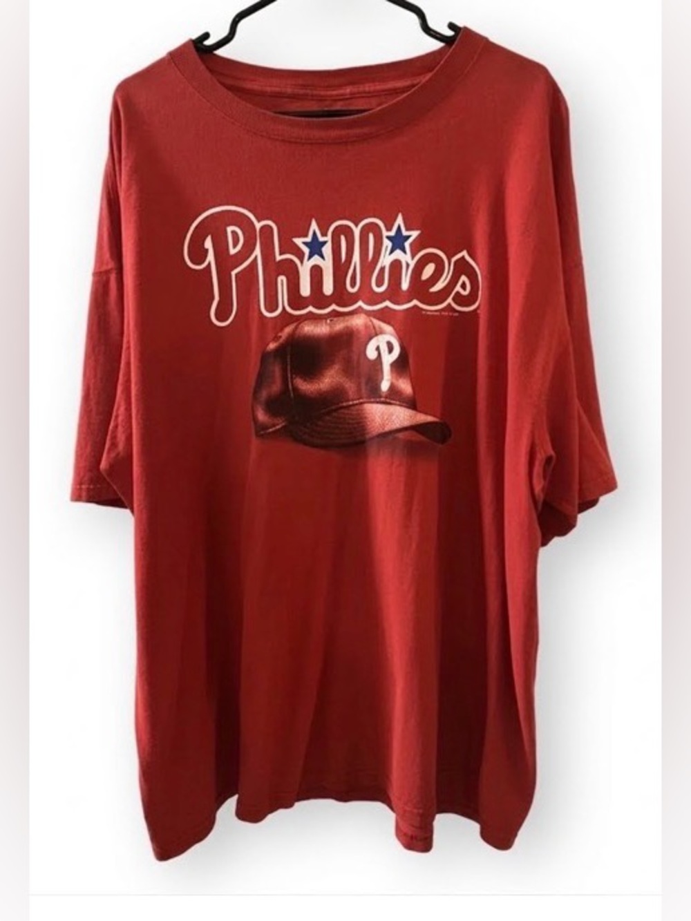 RARE 🚨 VINTAGE 2003 Philadelphia Phillies Red XXL T-Shirt NWT 🚨